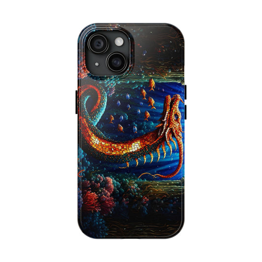 "Sea Serpent" Tough Phone Case