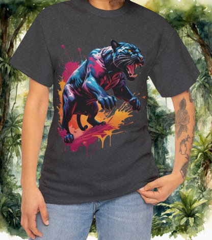 Color Burst Panther Tee