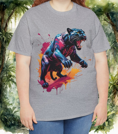 Color Burst Panther Tee