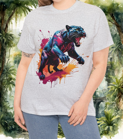 Color Burst Panther Tee